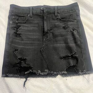American Eagle Black Mini Pencil Skirt size 6 regular next level stretch